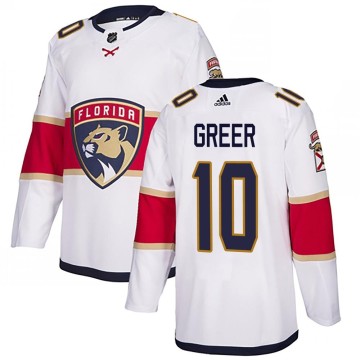 Authentic Adidas Men's A.J. Greer Florida Panthers Away Jersey - White