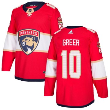 Authentic Adidas Men's A.J. Greer Florida Panthers Home Jersey - Red