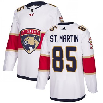 Authentic Adidas Men's Hunter St. Martin Florida Panthers Away Jersey - White