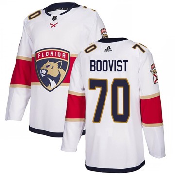 Authentic Adidas Men's Jesper Boqvist Florida Panthers Away Jersey - White