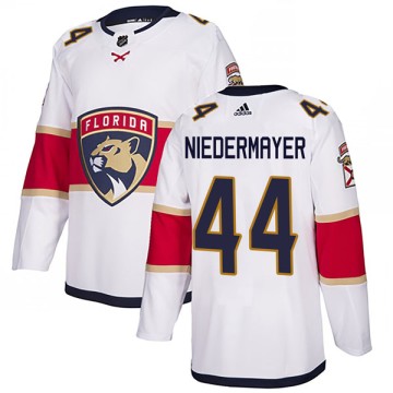 Authentic Adidas Men's Rob Niedermayer Florida Panthers Away Jersey - White