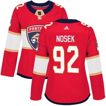 Authentic Adidas Women's Tomas Nosek Florida Panthers Home Jersey - Red