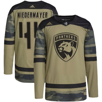 Authentic Adidas Youth Rob Niedermayer Florida Panthers Military Appreciation Practice Jersey - Camo