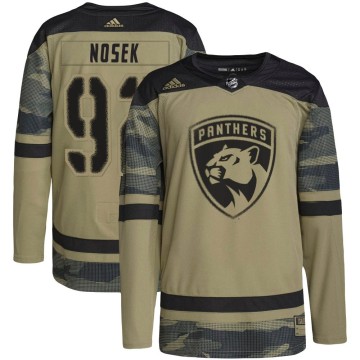 Authentic Adidas Youth Tomas Nosek Florida Panthers Military Appreciation Practice Jersey - Camo