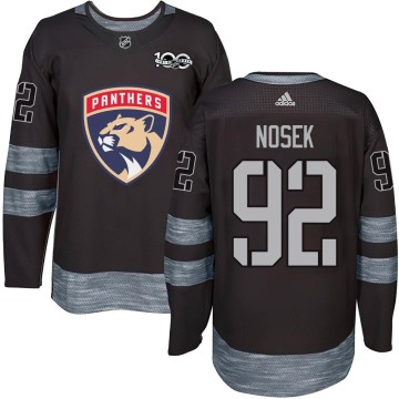 Authentic Men's Tomas Nosek Florida Panthers 1917-2017 100th Anniversary Jersey - Black