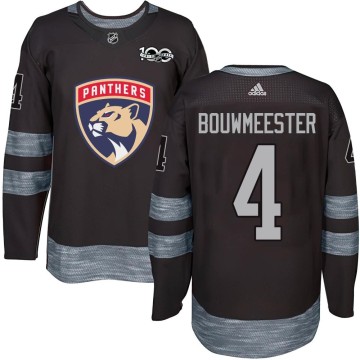 Authentic Youth Jay Bouwmeester Florida Panthers 1917-2017 100th Anniversary Jersey - Black